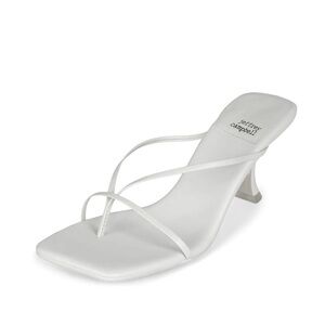 White Jeffrey Campbell Heeled Sandals